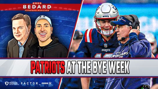 .@fdsportsbook & @factormeals Bedard Patriots Podcast: Pats at the bye and Belichick desinations taken at BSJ Headquarters (Patriots)